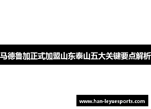 马德鲁加正式加盟山东泰山五大关键要点解析